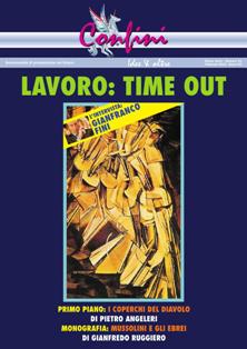 Confini. Aeromensile di prospezione sul futuro 21 - Febbraio 2014 | TRUE PDF | Mensile | Economia | Politica | Lavoro
Confini é la storia di uomini che ascoltandosi si sono ri-conosciuti.
É la storia di un pensiero, un pensiero che ha fatto grandi, coraggiosi e solitari gli animi.
É la trama di un passato che ha trovato un modo nuovo per essere futuro.
É la storia di un percorso, rettilineo fino all'Orizzonte.
Confini è il dubbio, davanti alle certezze ottuse.
Confini é l'immagine di un futuro costruito sulla storia che narriamo.
Confini è quello in cui crediamo, la forza delle idee che si trasformano in azioni, è la politica che si fa coerenza.
Confini è un un punto di partenza.
....