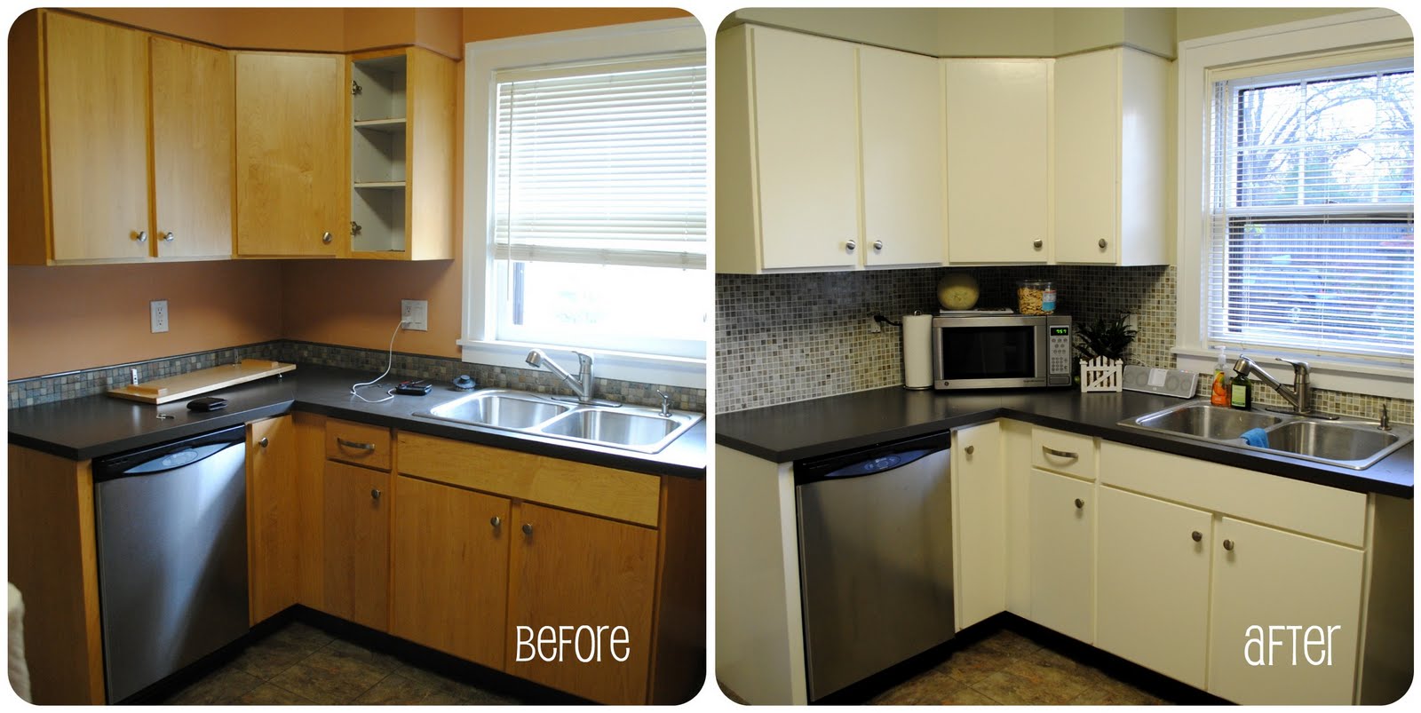 THE DAILY BREES Kitchen  Before  After 