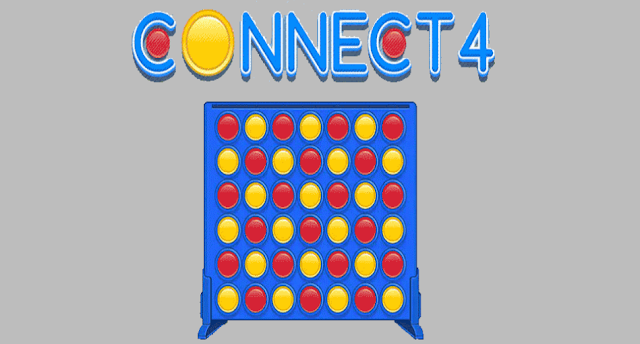 What colours are the pieces in Connect Four?
