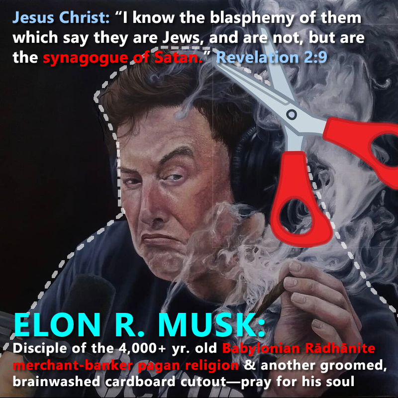 AFI. (Jan. 13, 2023). Elon Musk hides his 4,000+ year old Babylonian Radhanite pagan merchant-banker religion that leveraged King Solomon’s 666 Ophir gold. Americans for Innovation.