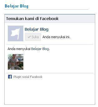 Cara Membuat facebook like box di blog