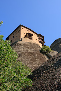 Monastery of St. Nicholas Anapafsas Meteora. Монастырь Святого Николая Анапавсаса в Метеорах.