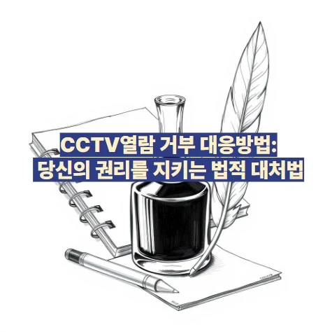 CCTV열람 거부 대응방법