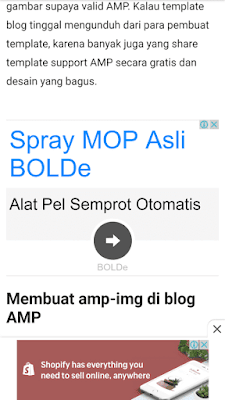 amp-auto-ads di tengah konten artikel blog mankoin