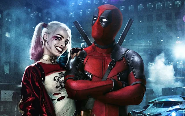Deadpool e Harley Quinn Papel de Parede hd