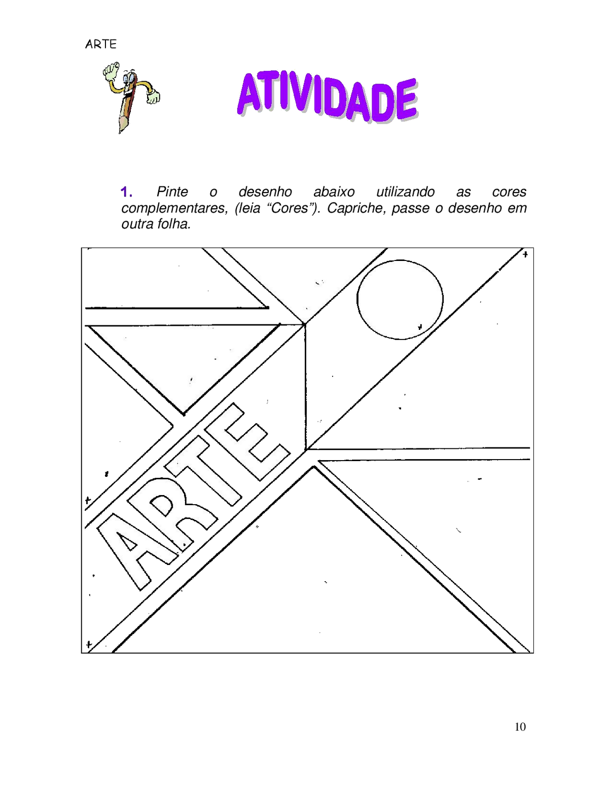 Atividade De Artes 8 Ano Pdf 40 ATIVIDADES DE ARTE 8° ANO EXERCÍCIOS (IMAGENS) PARA IMPRIMIR