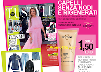 Logo Tu Style in edicola con la maschera nutriente Biopoint