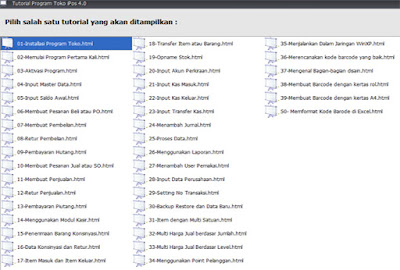 Tutorial Penggunaan Software Toko