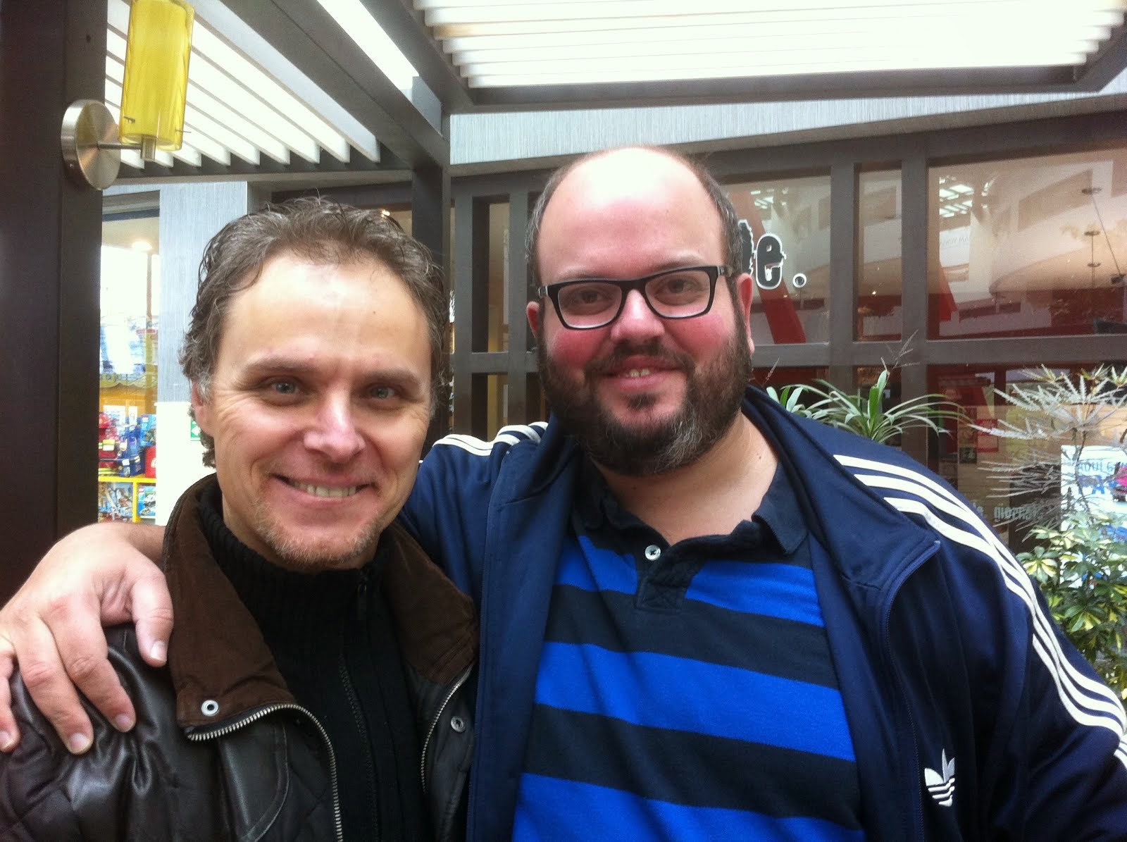 Con César Belda