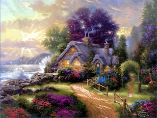 Lukisan Pemandangan Indah Oleh Thomas Kinkade