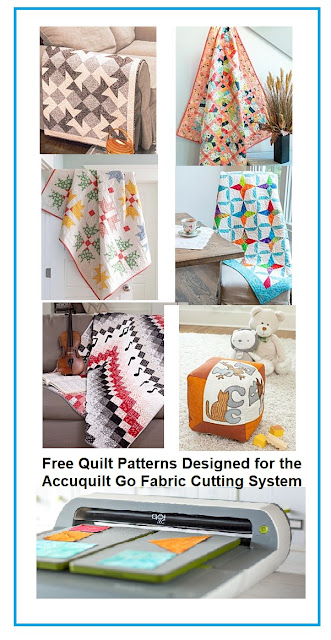  Free Quilt Patterns Designed for the Accuquilt Go Fabric Cutting System