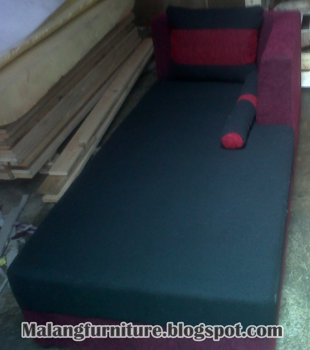 Malang Furniture: Sofa Kasur Kain bebas + bantal + guling