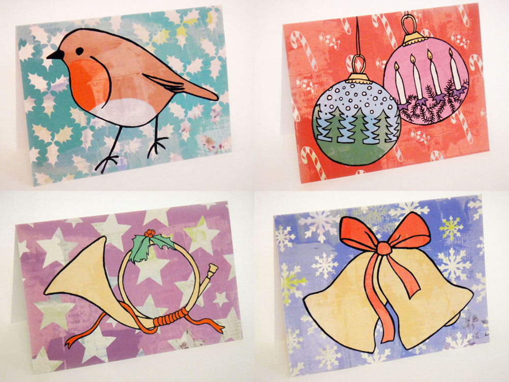 New Christmas card designs now available in my shop 