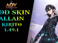 MOD SKIN ALLAIN KIRITO V1 NEW UPDATE 1.49.1 ARENA OF VALOR