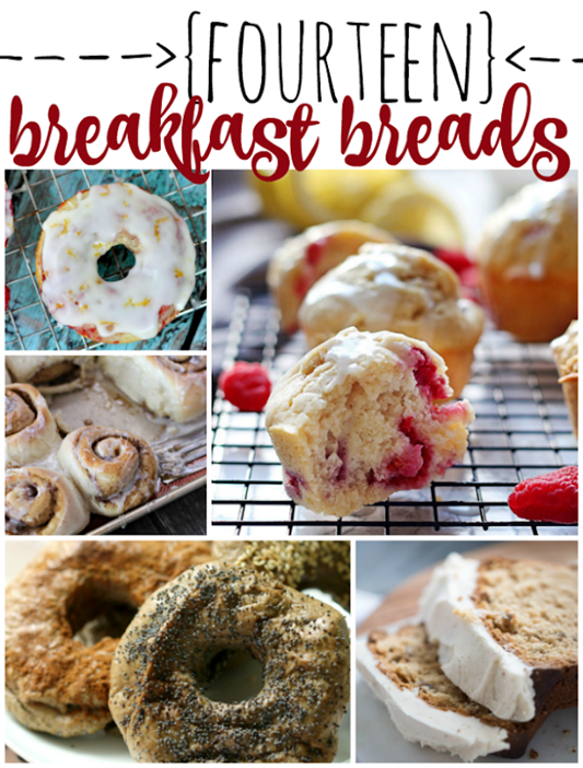 14 Breakfast Bread Recipes at GingerSnapCrafts.com #breakfast #recipes_thumb[2]