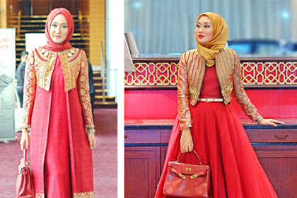 35+ Ide Model Baju Gamis Dian Pelangi Terbaru