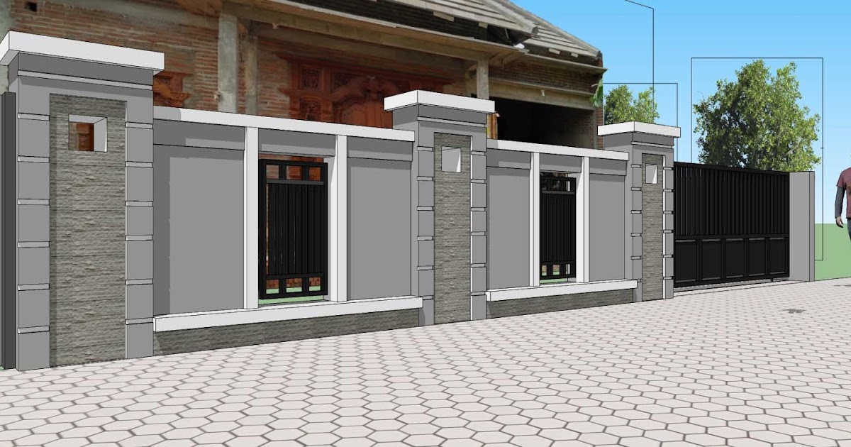 47 Pagar  Rumah  Mewah Minimalis  Modern  2022 PNG Desain 