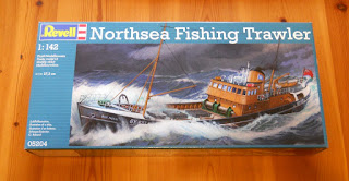 maqueta barco pesquero del mar del norte