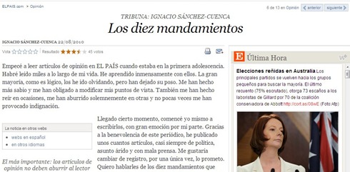 los diez mandamientos