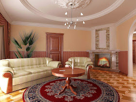 Pretty Living Room Simple Classic Design Ideas 2014-2015 HD Wallpaper
