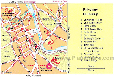 Kilkenny Map Regional City