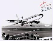 This picture is from the archives of Don Pierce. The photo shows the takeoff . (test flight press images)