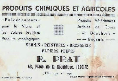 Anciennes Publicités d'Auvergne en couleurs