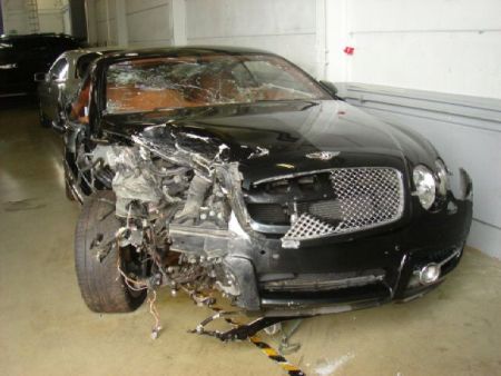 Bentley on Srmma Com  Jones Totals His Bentley In Dui Car Crash  Apologizes To