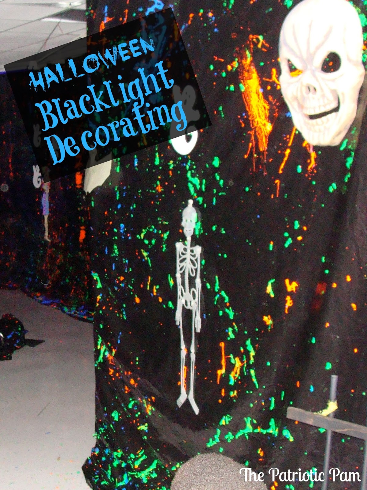 Black Light Halloween Decorations