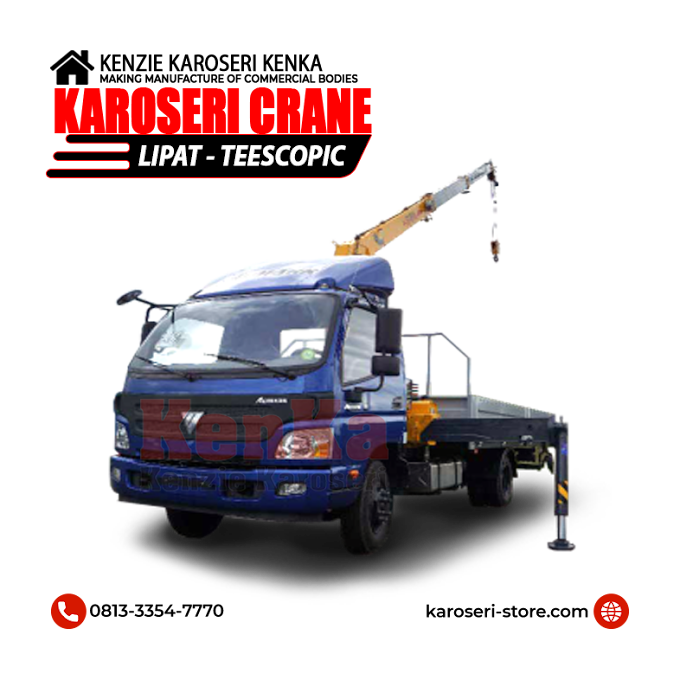 Harga Karoseri Crane Telescopic : Jakarta - Bekasi - Bogor - Karawang