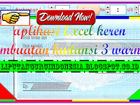 Download cetak kuitansi 3 warna dengan program excel terbaru