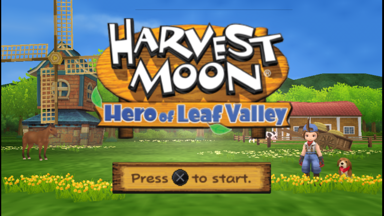 Best PPSSPP Setting Of Harvest Moon Hero Of Leaf Valley ...
