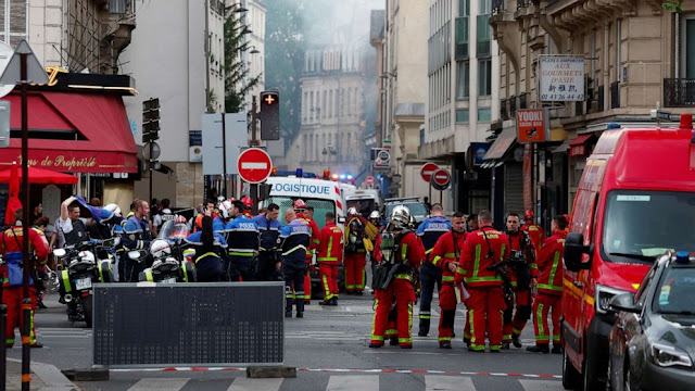 Explosin in Paris
