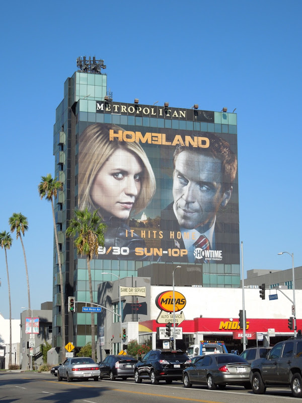 Homeland season 2 billboard Hollywood