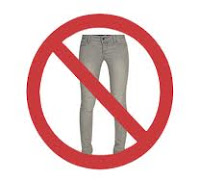 no skinny jeans, what heavy women should not wear, stop it, why are they in our size?!