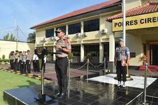 Kapolres Cirebon Pimpin Upacara Hari Bela Negara Ke 70 Tahun 2018