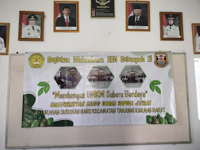 Mahasiswa KKN Universitas Saburai Gelar Pelatihan UMKM