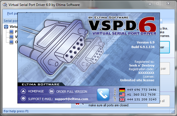 Virtual Serial Port V6.9 Cracked Free 2024 Download