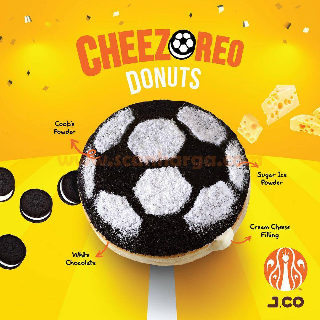 JCO Cheezoreo Donuts Edisi Spesial World Cup