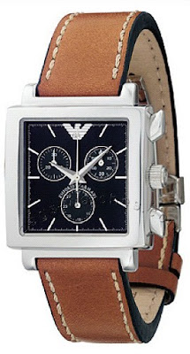 Emporio Armani AR5324 Tan Leather Mens Designer Watch