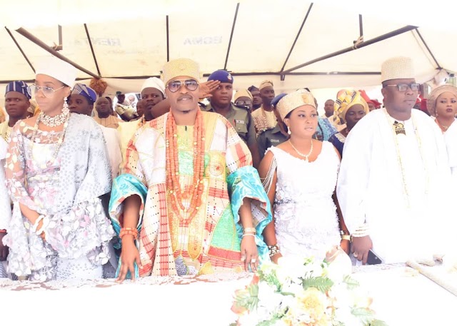 Oluwo Of Iwoland The Royal Father At The 12th Year Anniversary Coronation of OBA SEJIRO JAMES of KWEME KINGDOM In BADAGRY