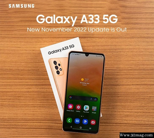 Samsung Galaxy A33 5G Receives November 2022 Update