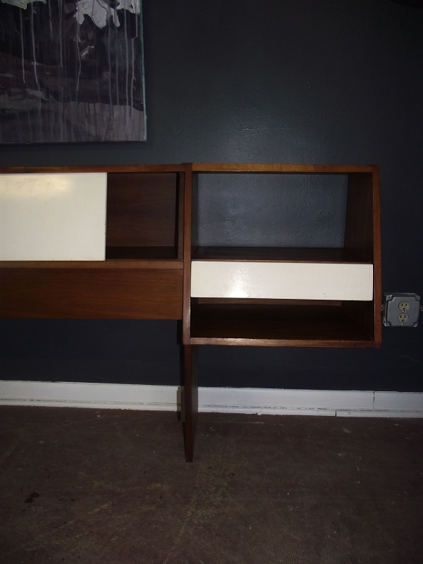 Ground: Side Built mid Size  Vintage w/ Mid  Century century Full in headboard diy Headboard