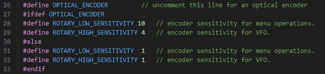 VFO Rotary Encoder Software