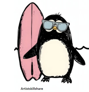 35 Adorable Penguin Doodles drawing ideas When You’re Bored