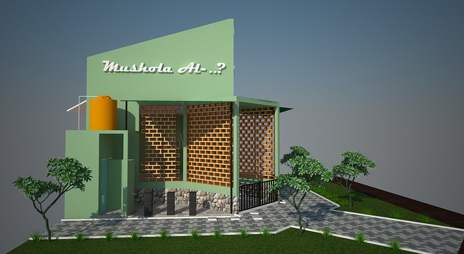 Jasa Desain Bangunan Desain Mushola