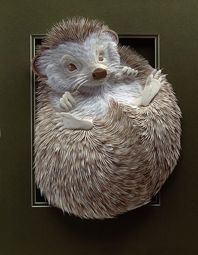 Amazing and Beautiful Paper Sculpture By Canadian Artist "Calvin Nicholls"