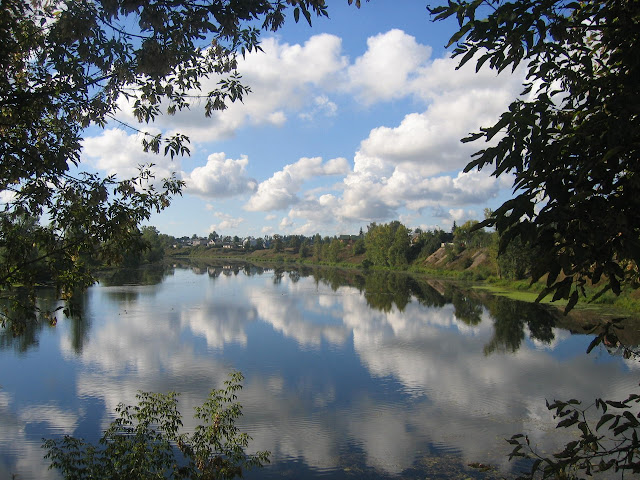 Река Мирожа в Пскове