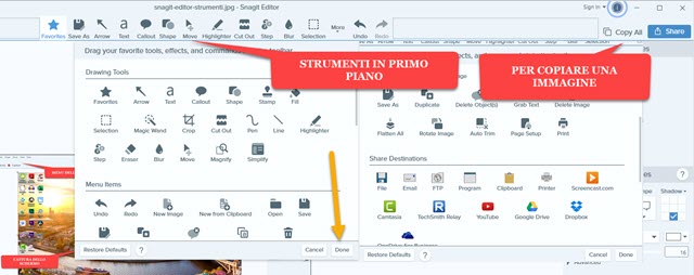 personalizzare-toolbar-snagit