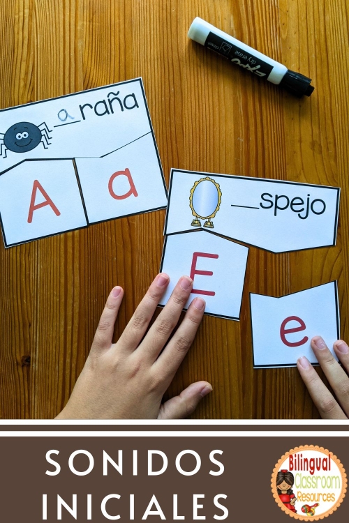 Engaging hands-on activities for learning sonidos iniciales